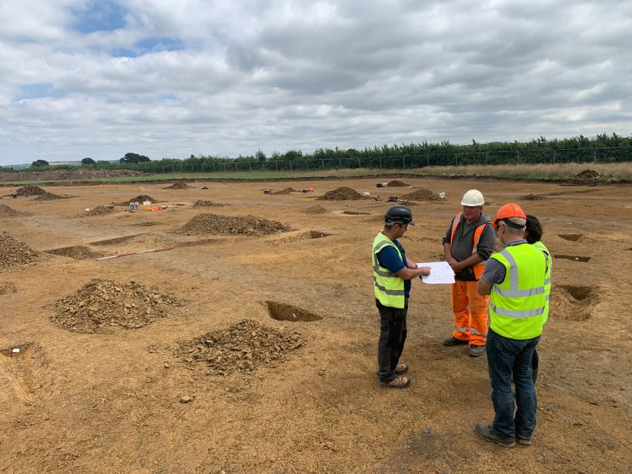 Large archaeological mitigation excavation in advance of housing